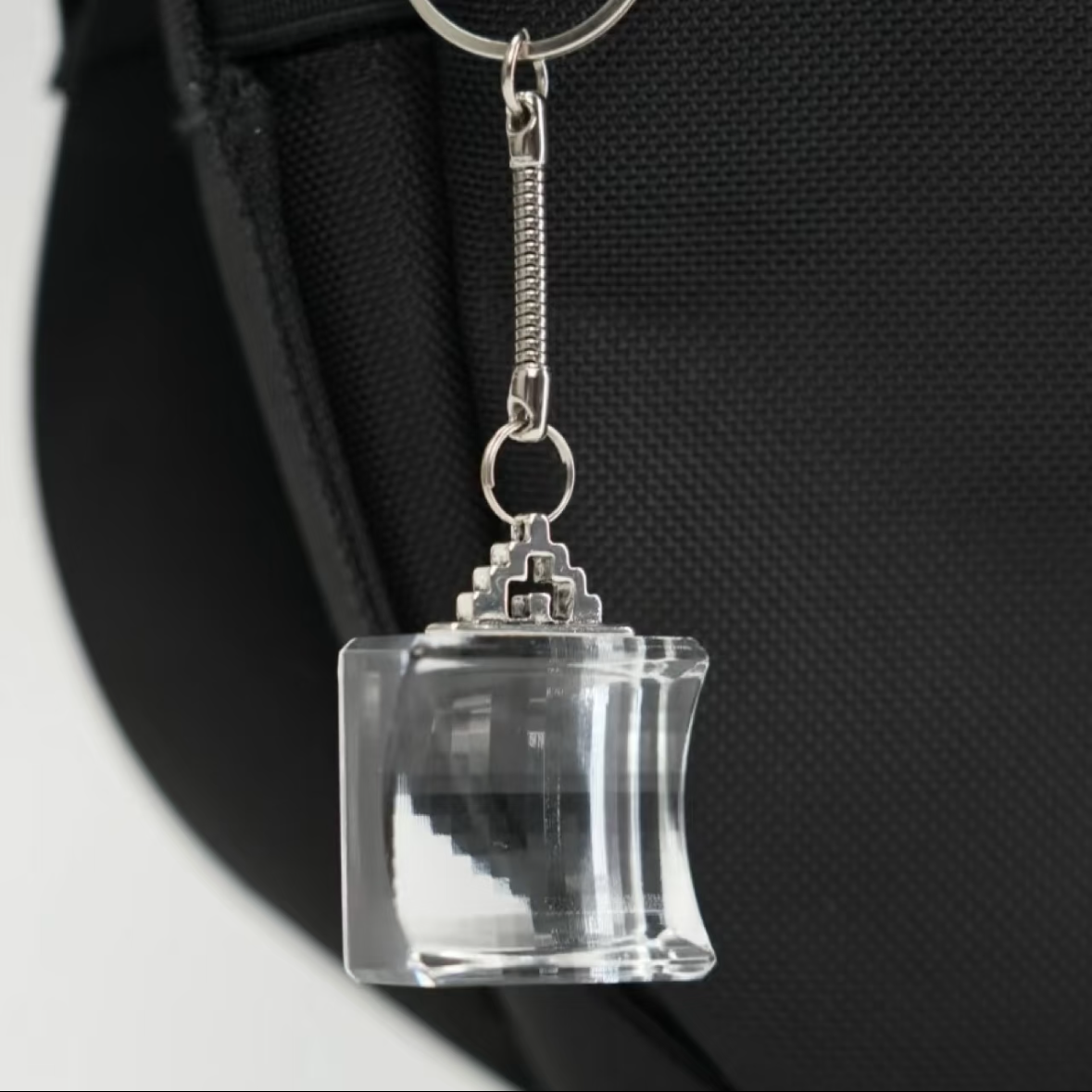 Pixel Crystal Necklace/Keychain