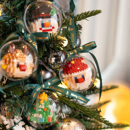 Christmas brick hanging ornaments