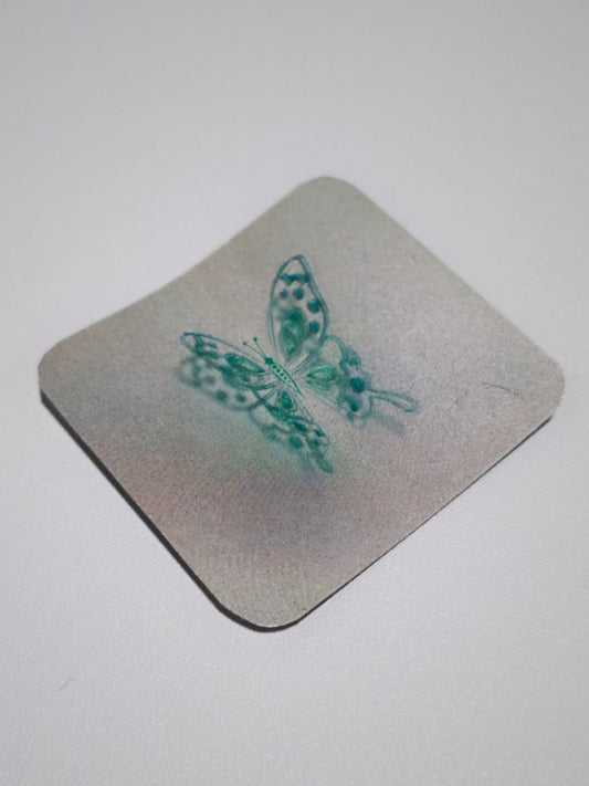 Naked-eye 3d security label / micro-nanolithography security label / microlens 3d hovering effect label